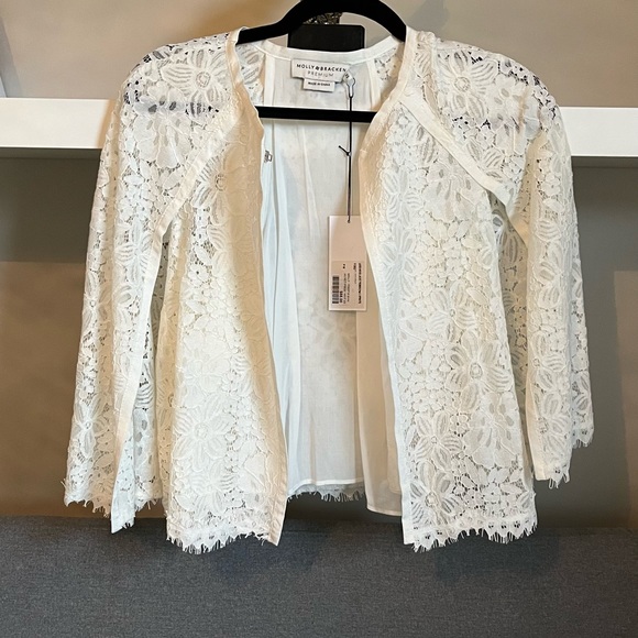 Molly Bracken Cape jacket in off white, size XS -brand new - Picture 8 of 10